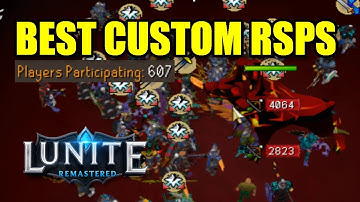 Lunite RSPS: *The Best Custom RSPS 2025* 5 Reasons Why You Should Play the Remastered World! +G/A