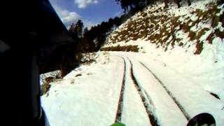 スノーアタック@粟鹿山林道下り on KDX125SR 2012.3.14