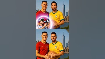 Ronaldo And Messi | Ai Video #funny #shorts #ronaldo #messi #football