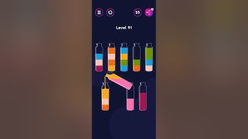 Get Color Bottle Game level 91 #shorts #pggaming