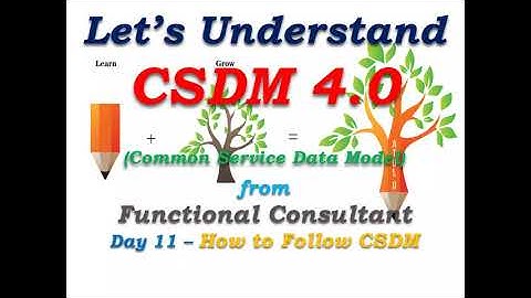 CSDM 4.0 - Day 11 - How to follow CSDM - Learn From Functional Consultant #Shorts #Short