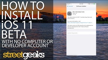 Install iOS 11 Beta Without A Computer or Developer Account