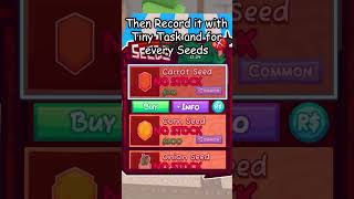How to AFK Seed Shop in Garden Horizons #roblox #robloxshorts #gardenhorizon #viral #fyp