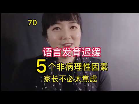 70.语言发育迟缓，5个非病理性因素，家长不必太焦虑【园子德国育儿】