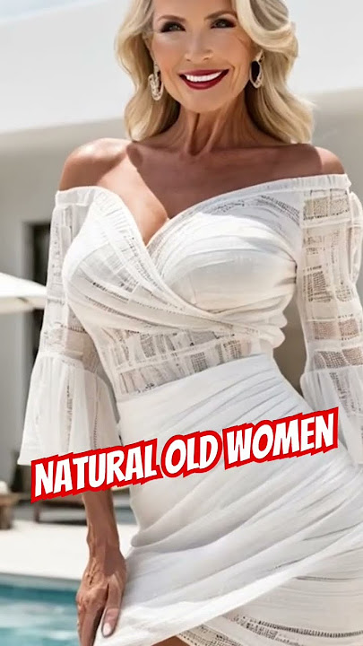 Natural Old Women over 50 #naturalbeauty #beauty #ailookbook #fashion