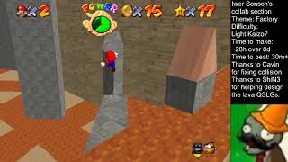 My first SM64 romhack level - Chaotic Collab part dev showcase by Iwer Sonsch