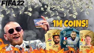 My 1 MILLION COIN GOD SQUAD in FIFA 22