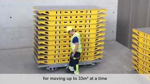 On-site equipment handling - Panel floor formwork Dokadek 30 [EN]