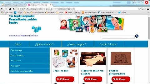 Curso de crear tu tienda online con carrito de compra  html5 php y mysql