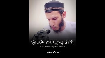 ﴿واصبر وما صبرك إلا بالله ولا تحزن عليهم ولا تك في ضيق مما يمكرون﴾ القارئ محمد ابو خوصة #قرآن