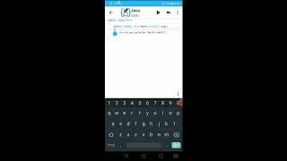 Pemrograman Berorientasi Objek (PBO) - Input dan Output (Koding Java di Handphone/Smartphone)