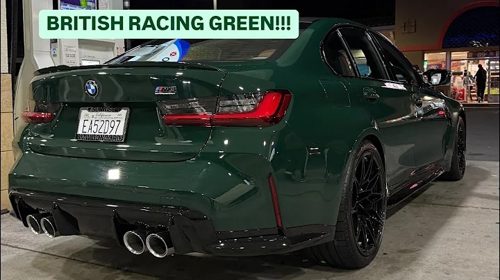 TAKING DELIVERY OF A 2025 BRITISH RACING GREEN M3 COMP…..INSANE