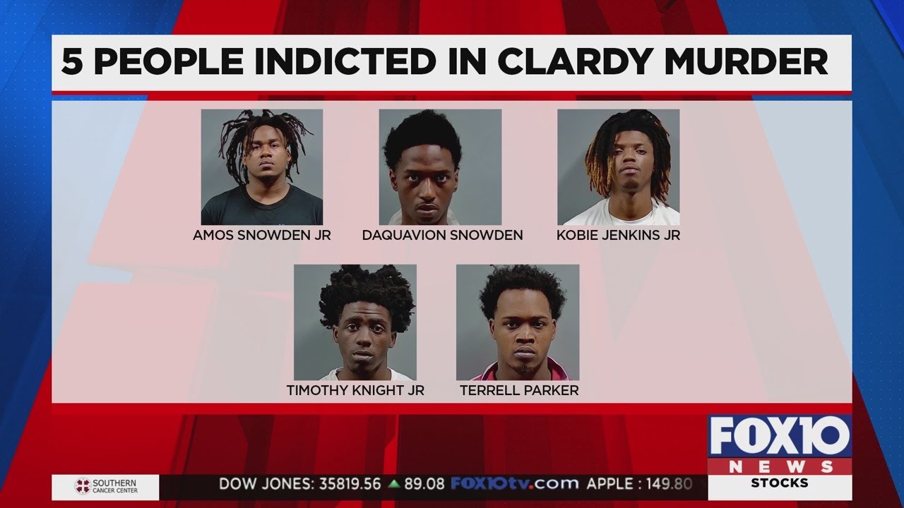 Five people indicted in Clardy murder - YouTube