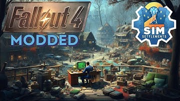 FALLOUT 4 | MODDED - SIM SETTLEMENTS 2 | PART 6 | PC ULTRAWIDE TWITCH LIVESTREAM [HD]