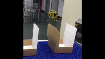 Automatic Tray erector Box closing with hotmelt glue machine Tray former cardboard box machine line