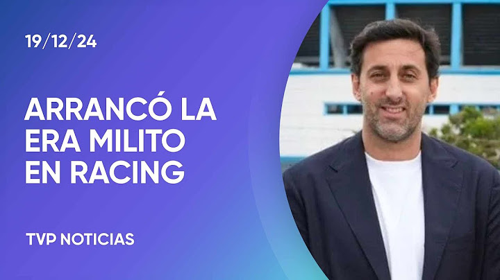 Diego Milito asumió la presidencia de Racing: "Comineza un gran cambio"