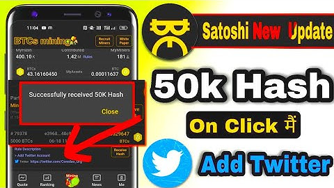 How to add twitter account with satoshi mining|Add twitter account with core mining|Core mining App