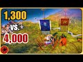 Rome 2 Has CROSSBOWS Now?! | Brutal 1,300 vs 4,000 Fort Defence