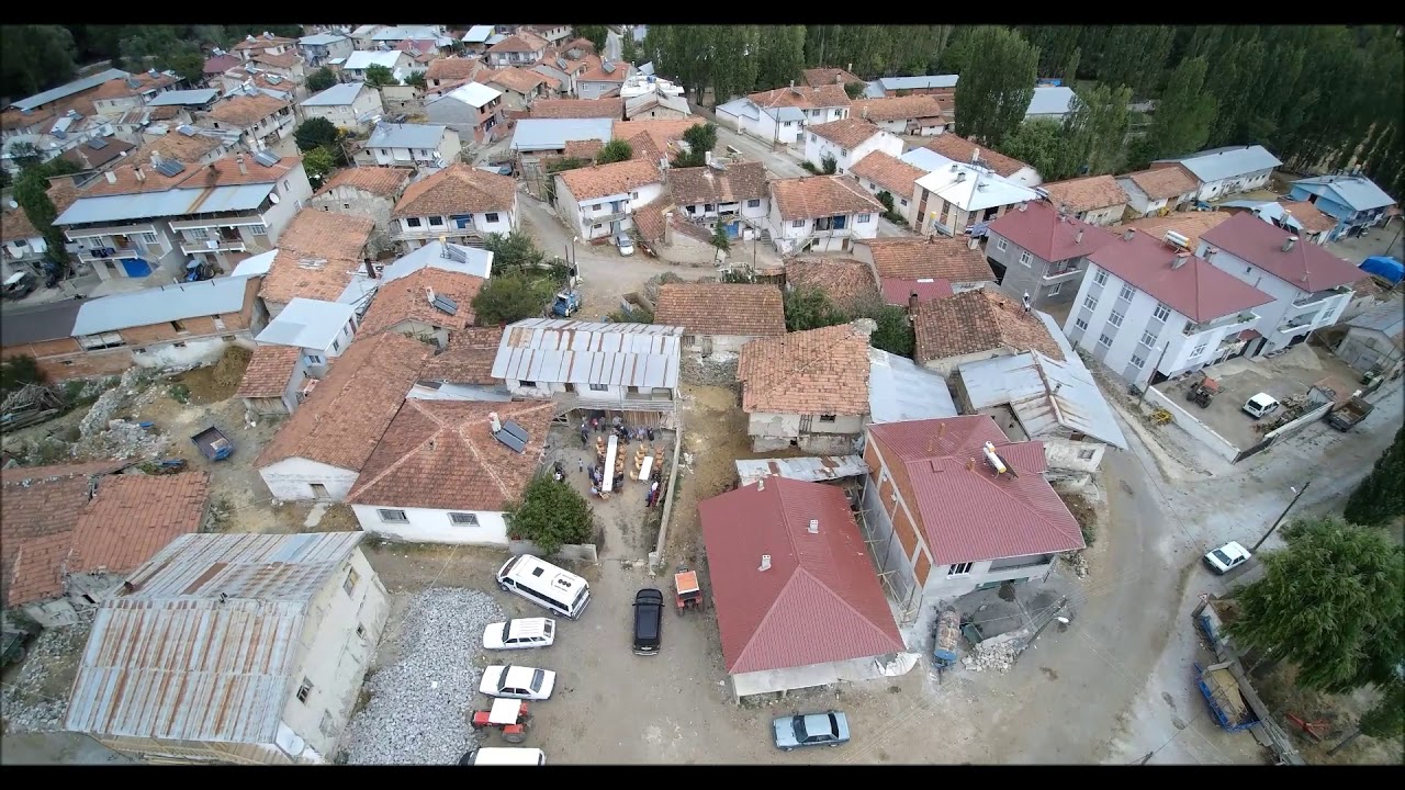 Tokat güzelce köyü (drone yakın çekim)