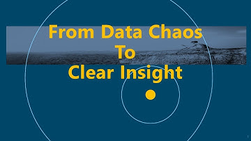 From Data Chaos To Clear Insight - Working with data in Excel and PowerBI
