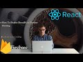 React app deploy on firebase hosting