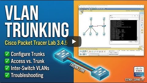Master VLAN Trunking | Cisco Packet Tracer Lab 3.4.5 Explained Step-by-Step (CCNA Tutorial)