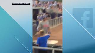 Tebow shakes young autistic fans hand before at bat, promptly homers