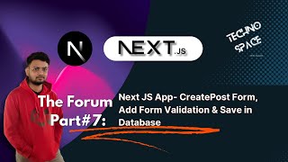 Next.js Forum App with Next UI: Part #7- Post Create Form | Next.js Tutorial Series - Chapter14 screenshot 1