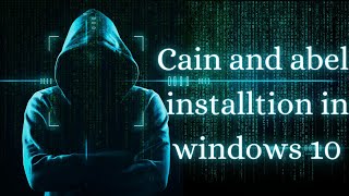 How to install Cain & Abel  hacking software on windows screenshot 2