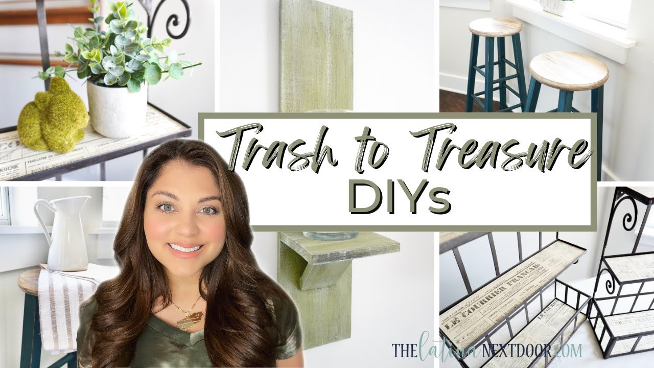 🌟TRASH TO TREASURE FURNITURE AND DECOR FLIPS - YouTube