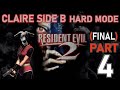 Resident Evil 2(HARD MODE/CLAIRE B) -Part4(FINAL): To the LABS! Gunning down TYRANT & True Final END