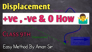 Displacement May Be Positive, Negative And Zero How? @AayuPhysics