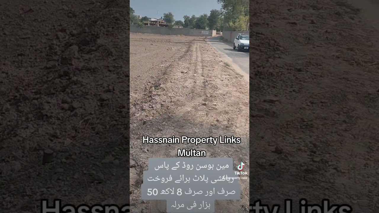 Residential Plots Available For Sale Near Bosan Road Multan 