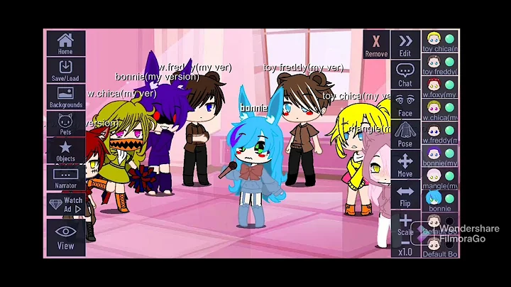 fnaf originals vs toys singing battle.l