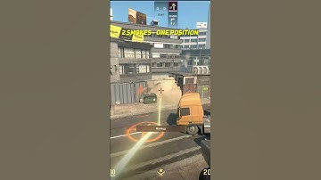 One Position   Two Smokes On Overpass CS2 #shorts #cs2