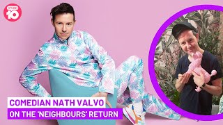 Comedian Nath Valvo on the 'Neighbours' Return | Studio 10