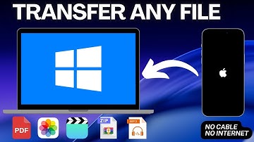 How to Transfer Any File From iPhone to Windows (No Cable)