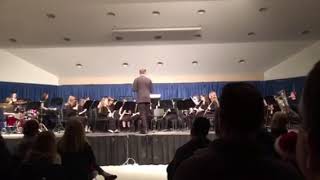 Fowler School Maynard MA - School Band Dec 2017 (Saturday Night's Alright for Fighting)