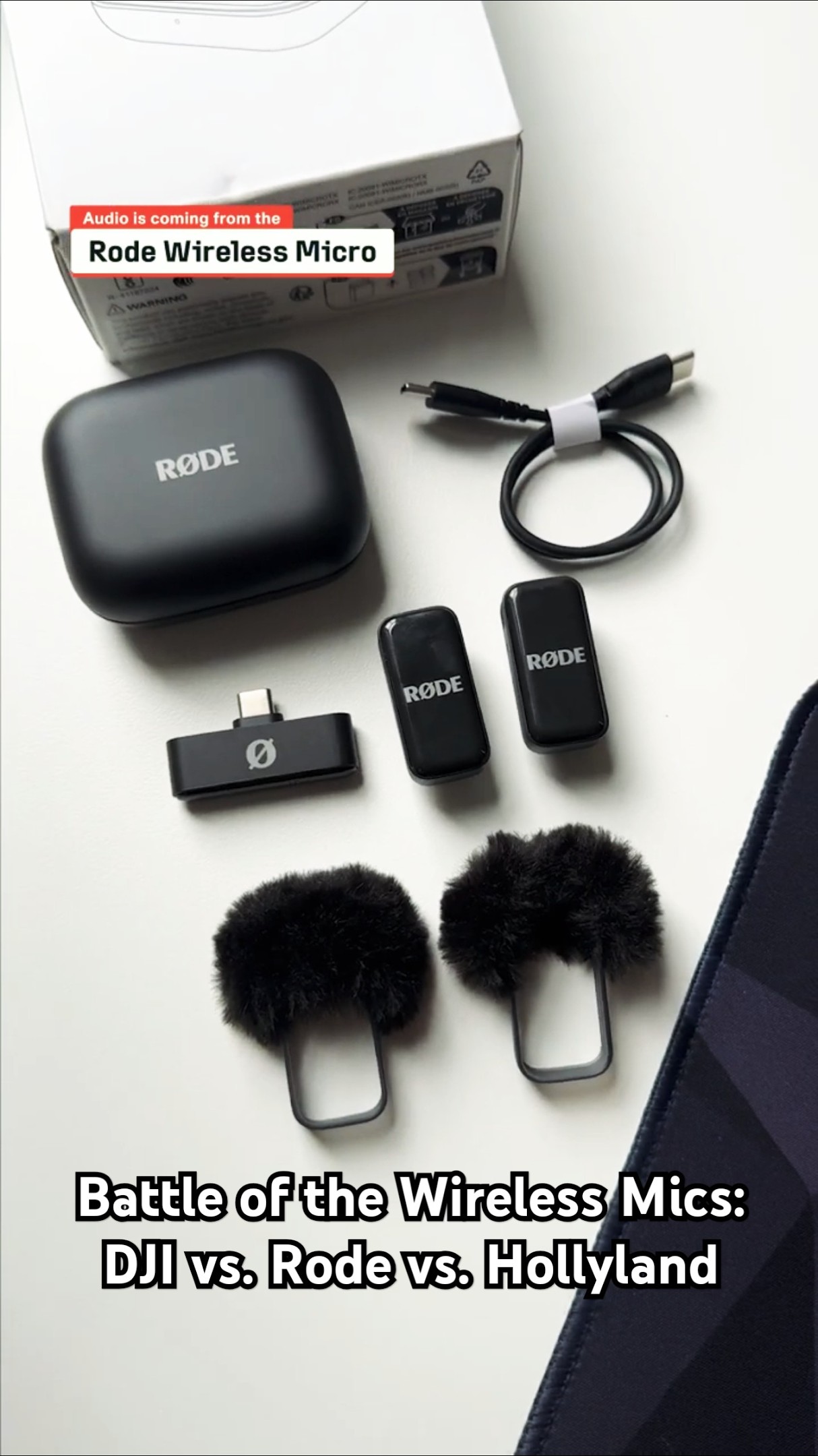 Battle of the Wireless Mics: DJI vs. Rode vs. Hollyland