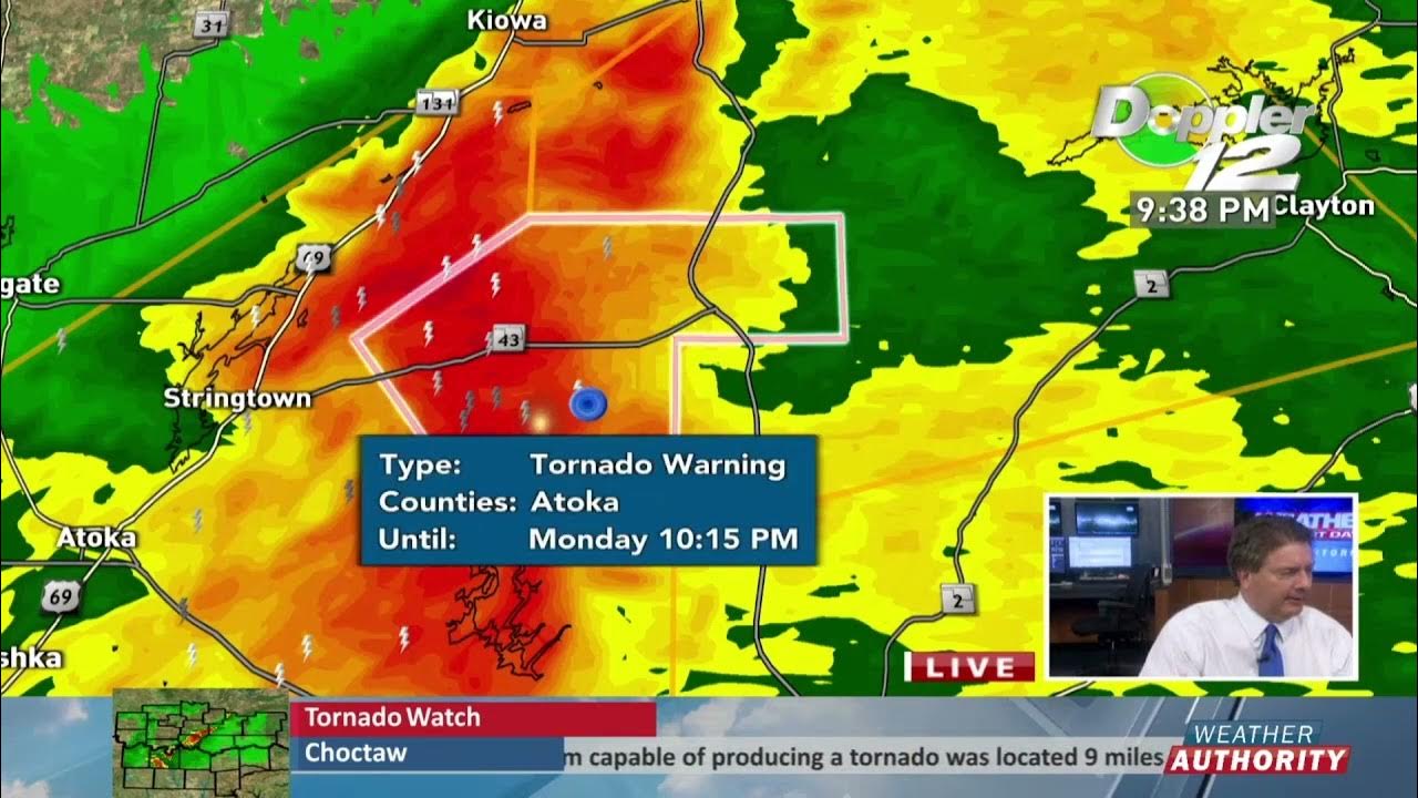 KXII Severe Weather Coverage February 21, 2022 YouTube