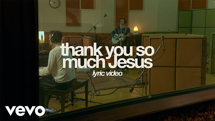 Aodhán King - Thank You So Much Jesus (feat. Paul Klein) (Official Lyric Video)