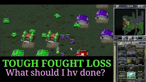 2 on 2 PRO multiplayer Command and Conquer TOUGH FOUGHT LOSS. What should I have done differently?