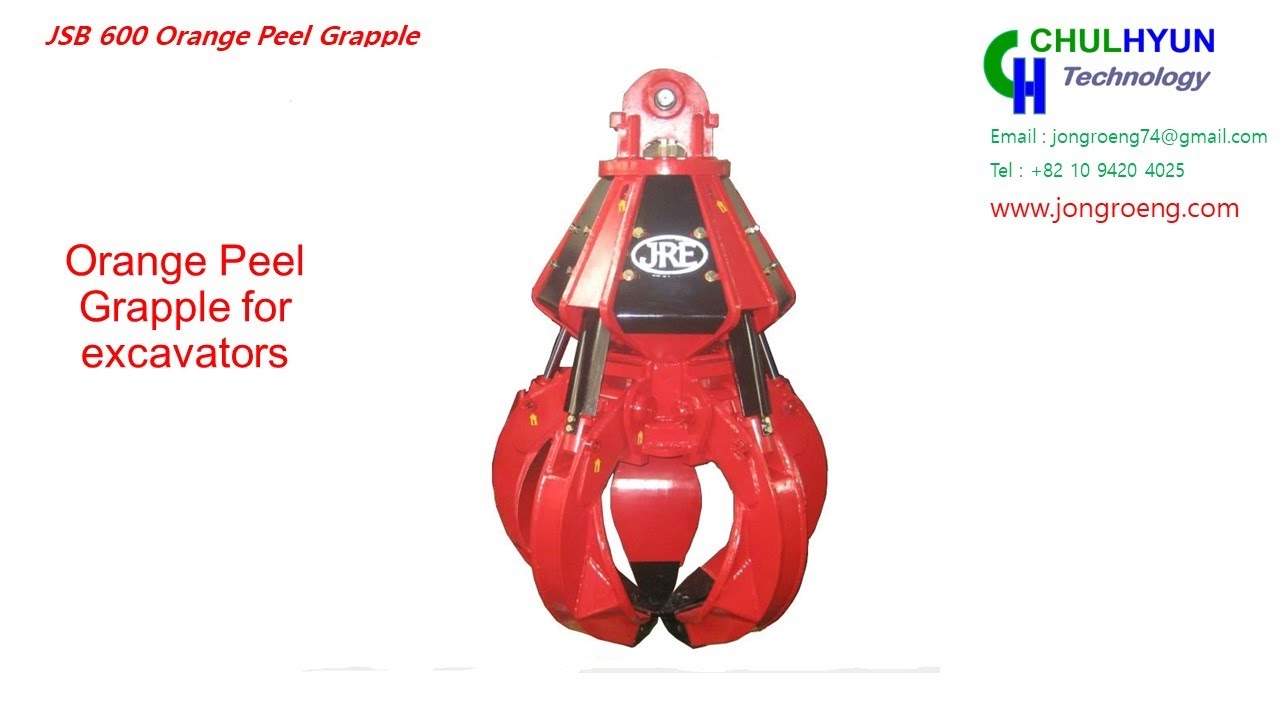 JSA 600 Scrap Grapple (Grab) - Orange peel grapple (grab)