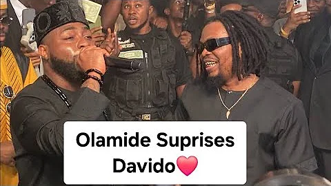 Olamide Surprises Davido  At His Wedding  #chivido2024 #chivido24