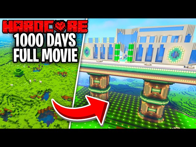 I Survived 1,000 Days in Hardcore Minecraft [FULL MOVIE] class=