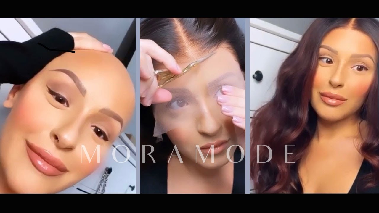 M O R A M O D E  -  The Perfect Illusion Wigs. Bleached knots, pre-plucked, invisible lace wigs.