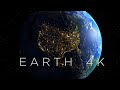 Earth Orbit 4k | USA from Space | Earth Map