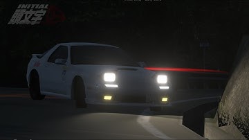 Initial Unity - FC3S Tsubaki Line downhill night time