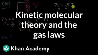 kinetic molecular theory and the gas laws | ap chemistry | khan academy
