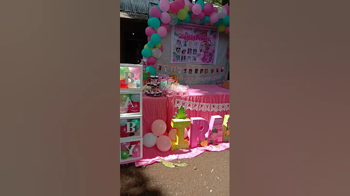 My DIY decorations of 1st Birthday and Christening of my daughter.